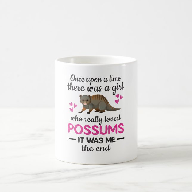Taza De Café Chica de Possum Opossum Lover Possum Whisperer (Centro)