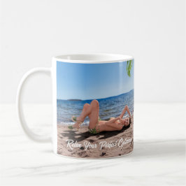 Taza De Café Chica de vacaciones de primavera en Sandy Beach