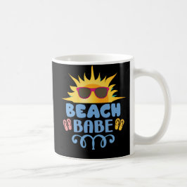 Taza De Café Chica de Verano en la Playa
