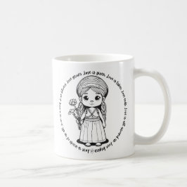 Taza De Café Chica de Woodland con Daisies