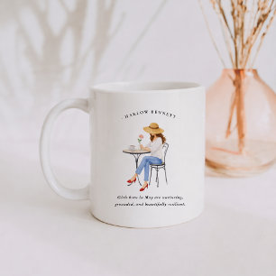 Taza De Café Chica del mes de mayo de nacimiento Monograma