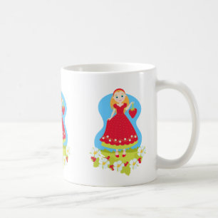 Taza De Café Chica del partido de cumpleaños Strawberry