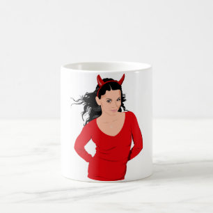 TAZA DE CAFÉ CHICA DEVIL