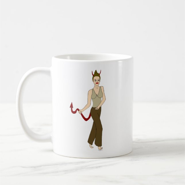 Taza De Café chica diablo (Izquierda)