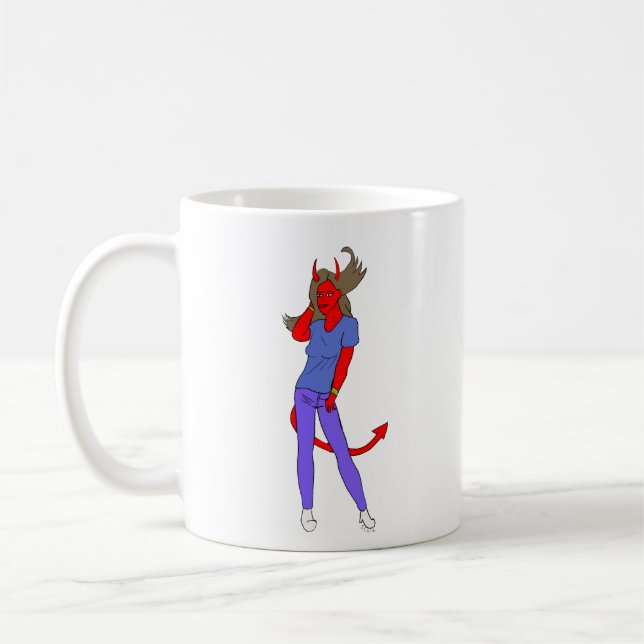 Taza De Café chica diablo (Izquierda)