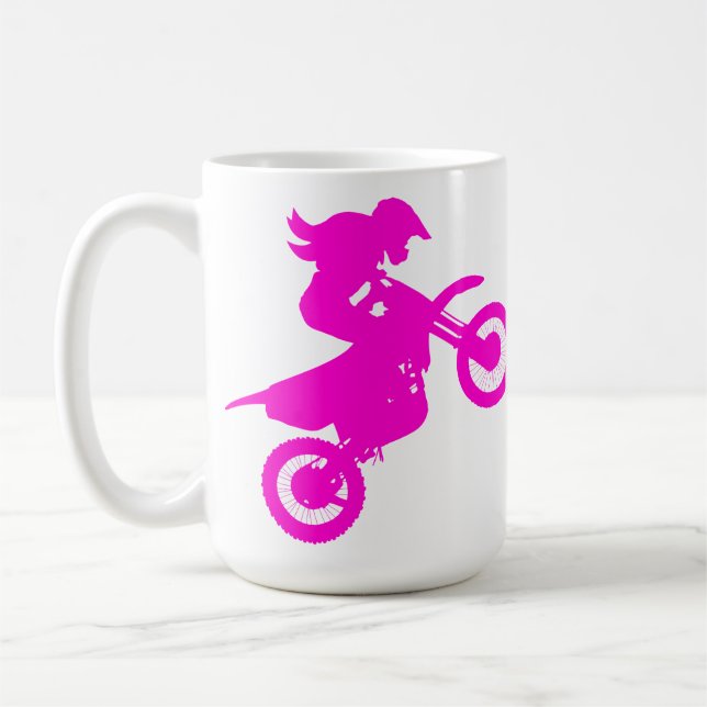 Taza De Café Chica Dirt Bike (Izquierda)
