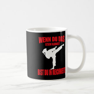 Taza De Café Chica divertida de karate kickboxing taekwondo