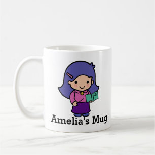 Taza De Café Chica educativa con libro de ortografía