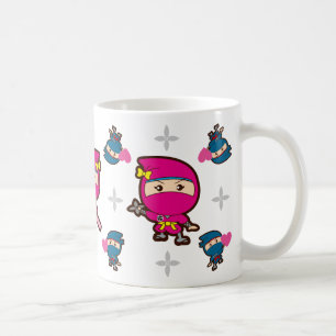 Taza De Café Chica el día de San Valentín Ninja