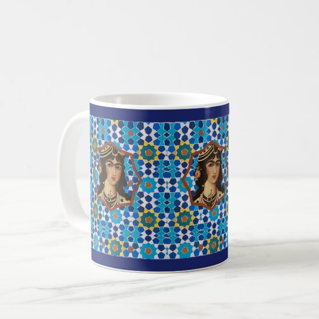 Taza De Café Chica empoderado Mug - Diseño divertido y Inspirad (Anverso izquierdo)