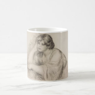 Taza De Café Chica en sesión (por Pierre-Auguste Renoir)