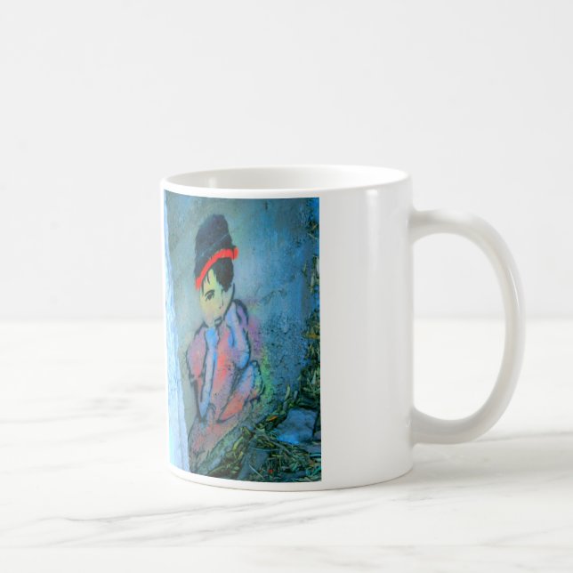 Taza De Café chica en stairwell mug (Derecha)