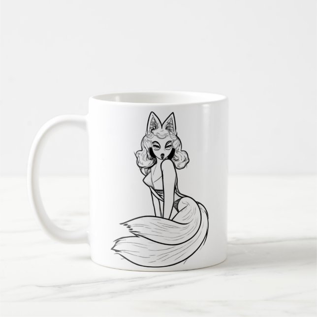 Taza De Café Chica fox mug (Izquierda)