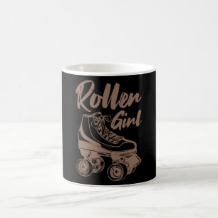 Taza De Café CHICA FUNNY ROLLER SKATER Regalo SKATER SKATER