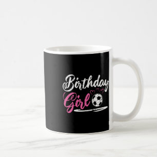 Taza De Café Chica genial de cumpleaños de fútbol