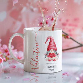 Taza De Café Chica GNOME usted Día de San Valentín