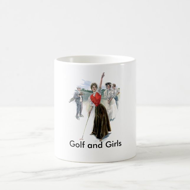 Taza De Café Chica Golfing original (Centro)