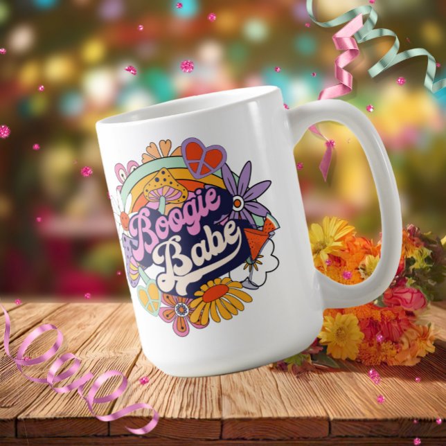 Taza De Café Chica Groovy de los 70 para Soltera ID929 (Subido por el creador)