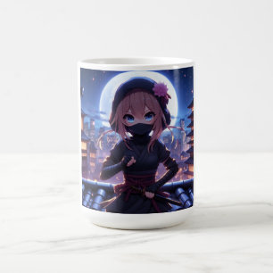 Taza De Café Chica guerrero de ninja
