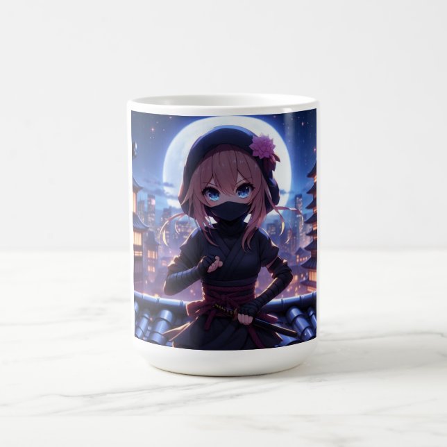 Taza De Café Chica guerrero de ninja (Centro)
