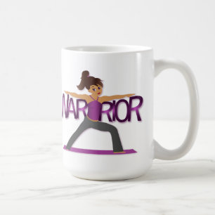 Taza De Café Chica guerrero de yoga Mug