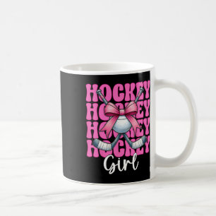 Taza De Café Chica Hockey Chica Hockey Callejero Lazo Coqueto _