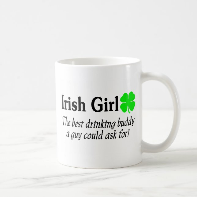 Taza De Café Chica irlandés el mejor compinche de consumición (Derecha)