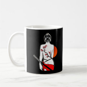 Taza De Café Chica japonesa samurai disfraza Japón