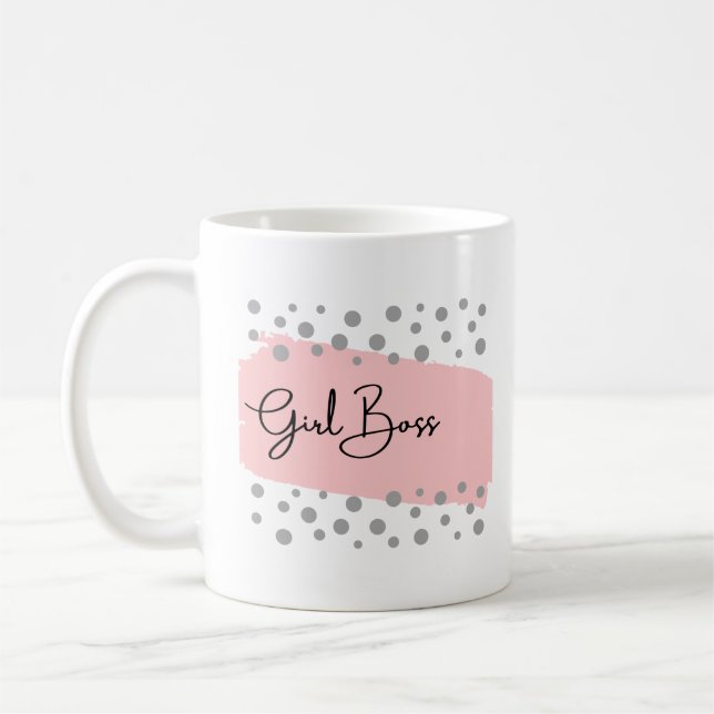Taza De Café Chica Jefe Mug, mi jefe mug (Izquierda)