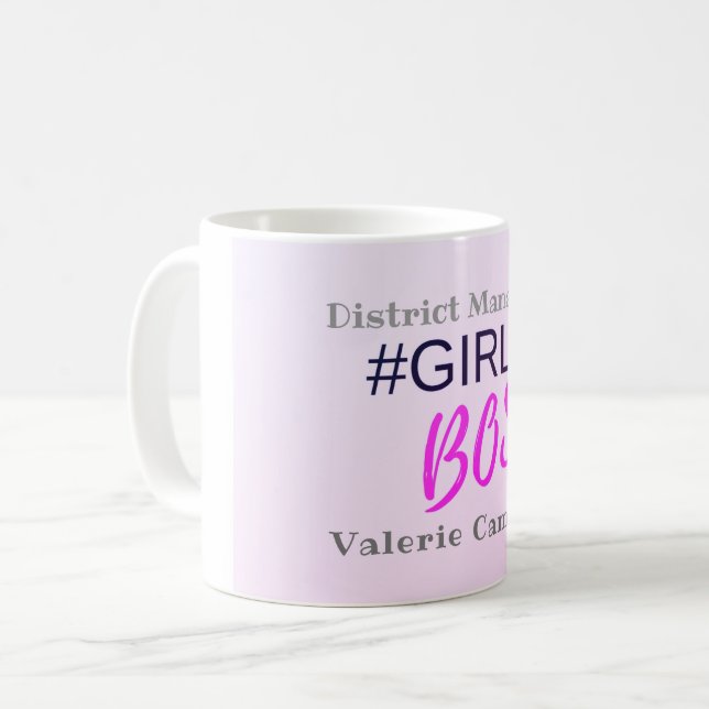 Taza De Café Chica Jefe personalizado (Anverso izquierdo)