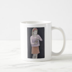 Taza De Café Chica joven con los dulces 2007