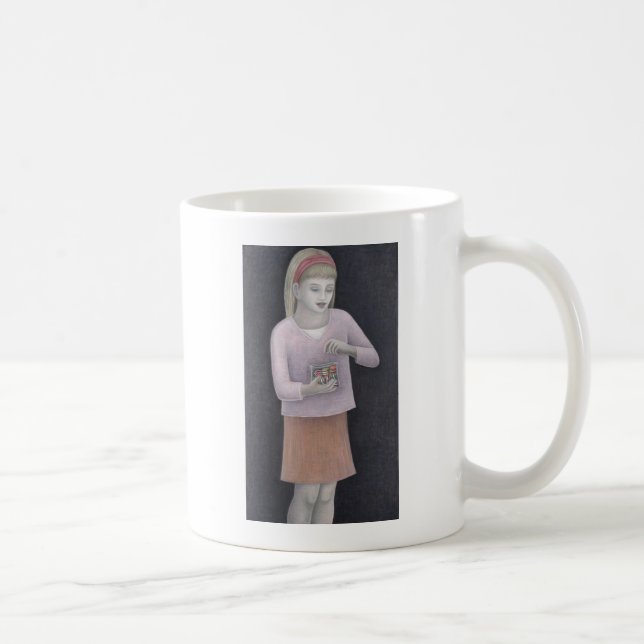 Taza De Café Chica joven con los dulces 2007 (Derecha)