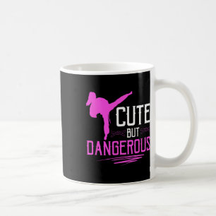 Taza De Café Chica Karate Cute Pero Peligrosa Artes Marciales K