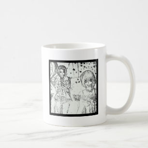 Taza De Café chica loco y encantador chica demente