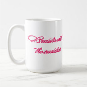 Taza De Café Chica mala con la cita divertida y identificable