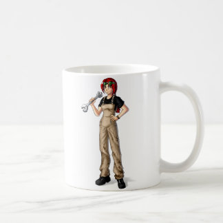 Taza De Café Chica mecánico de anime