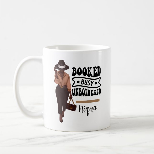Taza De Café Chica Melanin personalizado sin molestias (Izquierda)