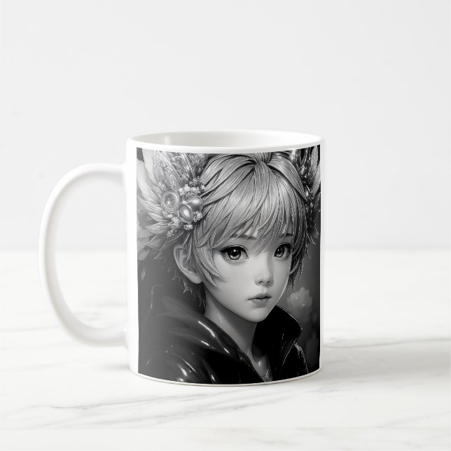 Taza De Café Chica monocromo (Izquierda)