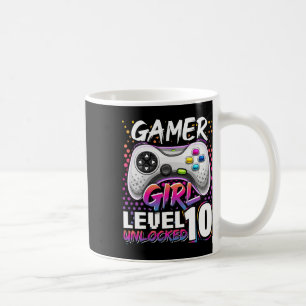 Taza De Café Chica Nivel 10 Videojuego desbloqueado Regalo de c
