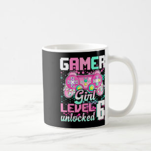 Taza De Café Chica Nivel 6 Videojuego desbloqueado 6º regalo de