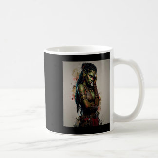 Taza De Café Chica Orc Pinup Roleplay Mujer Fantasía Medieval M