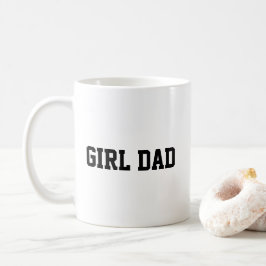 Taza De Café Chica Papá personalizado blanco negro lindo modern