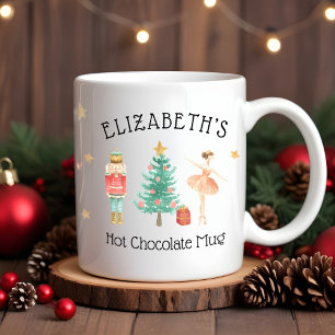 Taza De Café Chica Personalizado Nutcracker Chocolate