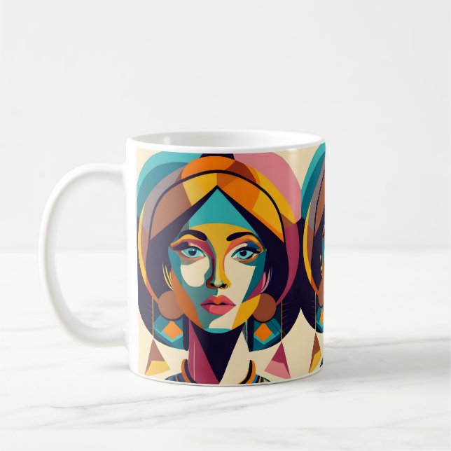 Taza De Café Chica pintado en cerámica (Izquierda)