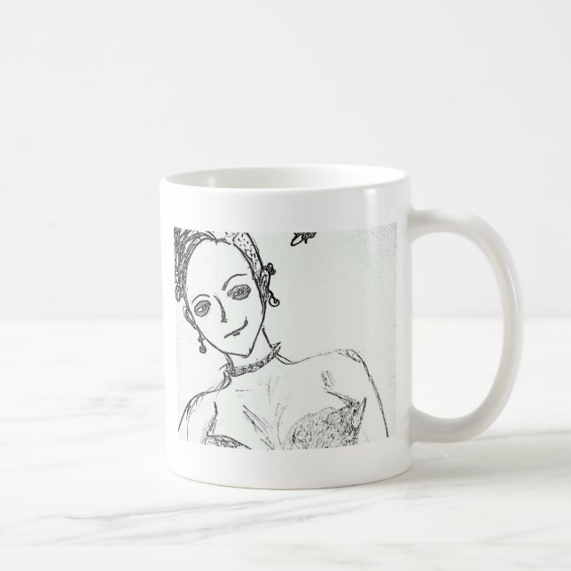 Taza De Café chica punk (Derecha)