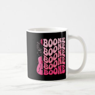 Taza De Café Chica Retro Boone Groovy Flor Nombre Personal