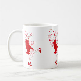 Taza De Café chica rojo de zapatillas