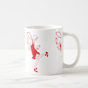 Taza De Café chica rojo de zapatillas