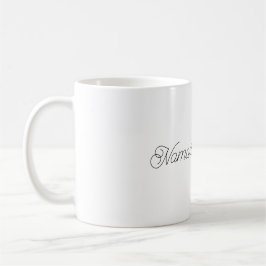 Taza De Café Chica rubia en postura de yoga Namaste