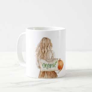 Taza De Café Chica Rubia Mercado de Agricultores Orgánico 